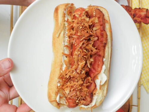 Seattle-style hot dog - Wikipedia