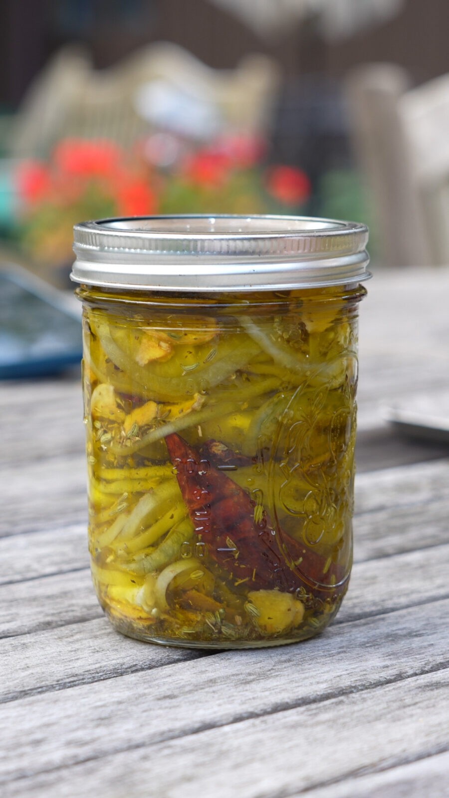 Pickled Green Tomatoes (Domate Turshi) - Mediterranean Latin Love Affair